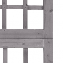 Parawan pokojowy 3-panelowy/trejaż, drewno jodłowe, 121x180 cm