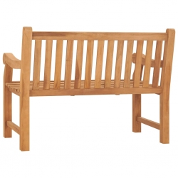 Ławka ogrodowa, 114 cm, lite drewno tekowe