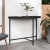 Stolik ogrodowy, czarny, 100x50x75 cm, rattan PE