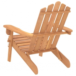 Krzesło ogrodowe Adirondack z litego drewna akacjowego
