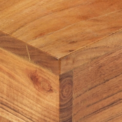 Stolik kawowy, 68x68x41 cm, lite drewno akacjowe