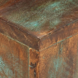 Stolik kawowy, 68x68x41 cm, lite drewno z odzysku