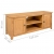 Szafka pod telewizor, 110x35x44 cm, lite drewno dębowe