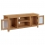 Szafka pod telewizor, 110x35x44 cm, lite drewno dębowe