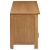 Szafka pod telewizor, 110x35x44 cm, lite drewno dębowe