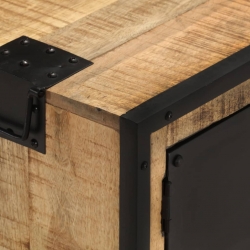 Szafka pod telewizor, 110x31x46 cm, surowe drewno mango