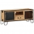 Szafka pod telewizor, 110x31x46 cm, surowe drewno mango