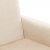 Fotel bujany, kremowy, tapicerowany tkaniną