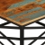 Stolik kawowy, 68x68x35 cm, lite drewno odzyskane