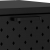 Stolik konsolowy, czarny, 72x35x75 cm, stalowy