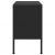 Szafka pod telewizor, czarna, 105x35x52 cm, stalowa