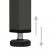 Szafka pod telewizor, antracytowa, 105x35x50 cm, stalowa