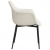 Krzesło do jadalni, kremowe, tapicerowane tkaniną