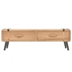 Szafka pod TV, 110x33x35 cm, drewno jodłowe