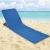 HI Składana mata plażowa z oparciem, PVC, niebieska