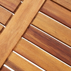 Składany stolik ogrodowy, 40x40x40 cm, lite drewno akacjowe