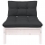 2-osobowa sofa ogrodowa z poduszkami, biała, drewno sosnowe