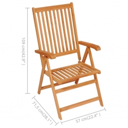 Krzesła ogrodowe z poduszkami taupe, 2 szt., drewno tekowe