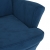 Fotel niebieski, aksamitny