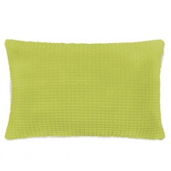 Zestaw 2 poduszek z weluru w kolorze zielonym 40 x 60 cm