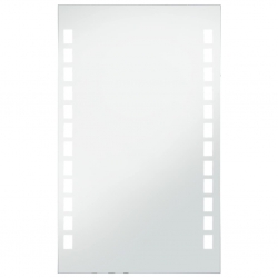 Ścienne lustro łazienkowe z LED, 60 x 100 cm