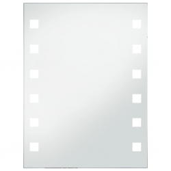 Ścienne lustro łazienkowe z LED, 60 x 80 cm