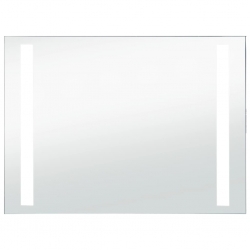 Ścienne lustro łazienkowe z LED, 100 x 60 cm