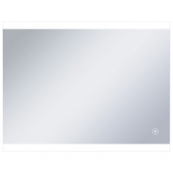 Lustro łazienkowe z LED i czujnikiem dotykowym, 80x60 cm