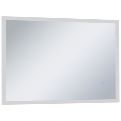 Lustro łazienkowe z LED i czujnikiem dotykowym, 100x60 cm