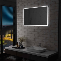 Lustro łazienkowe z LED i czujnikiem dotykowym, 100x60 cm