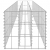 Podwyższona donica gabionowa, galwanizowana stal, 270x30x30 cm