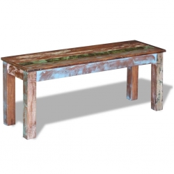 Ławka z drewna odzyskanego, 110x35x45 cm