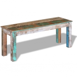 Ławka z drewna odzyskanego, 110x35x45 cm