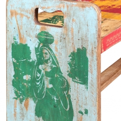 Ławka z drewna odzyskanego Cola 100x30x50 cm