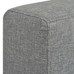 3 osobowa sofa tapicerowana jasnoszara