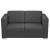 2 osobowa sofa tapicerowana ciemnoszara