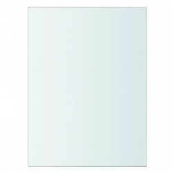 Szklany, bezbarwny panel, 20x15 cm