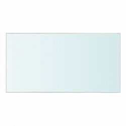 Szklany, bezbarwny panel, 30x15 cm