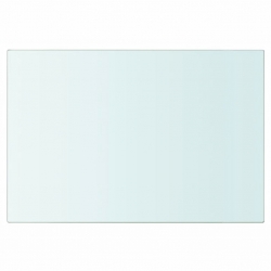 Półka szklana, bezbarwny panel, 30x20 cm