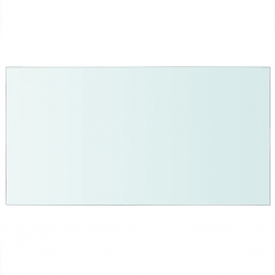 Szklany, bezbarwny panel, 40x25 cm