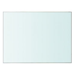 Szklany, bezbarwny panel, 40x30 cm