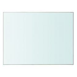 Szklany, bezbarwny panel, 40x30 cm