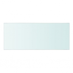 Półka szklana, bezbarwny panel, 50x20 cm