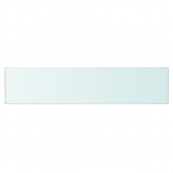 Półka szklana, bezbarwny panel, 60x12 cm