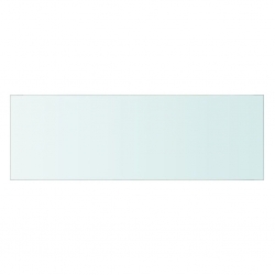 Półka szklana, bezbarwny panel, 60x20 cm