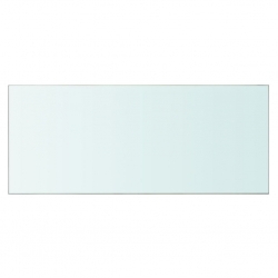 Półka szklana, bezbarwny panel, 70x30 cm