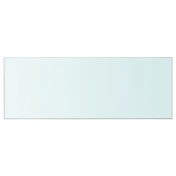 Półka szklana, bezbarwny panel, 80x30 cm