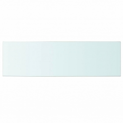 Szklany, bezbarwny panel, 100x30 cm