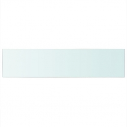 Półka szklany, bezbarwny panel, 110x25 cm
