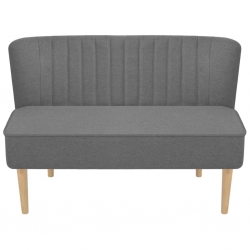 Sofa 117x55,5x77 cm, jasnozielony materiał